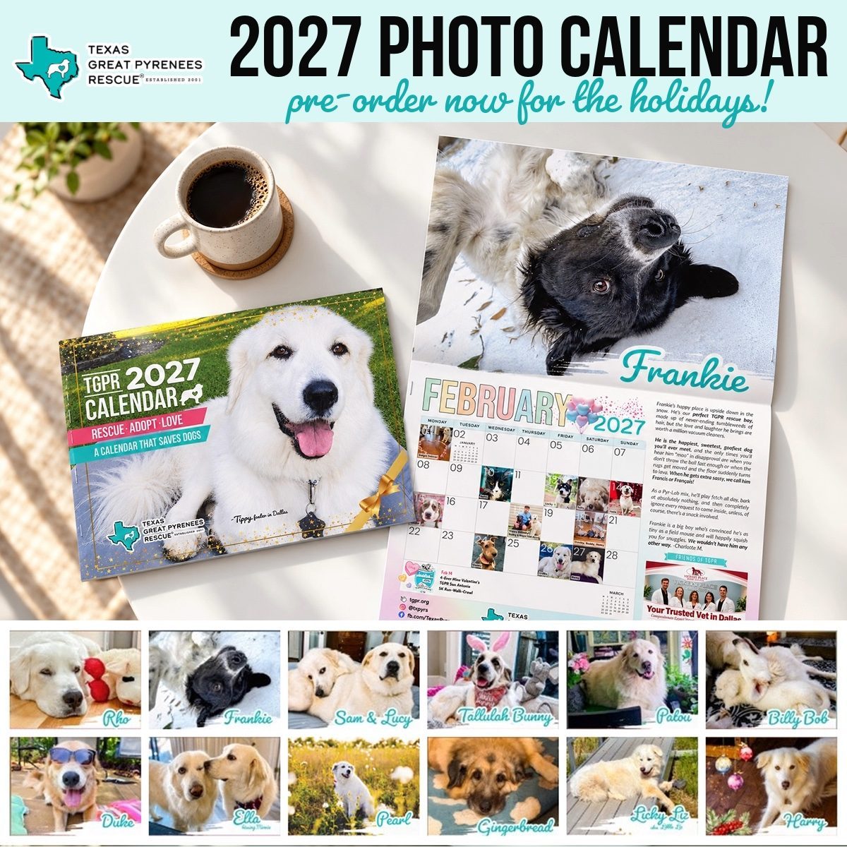 TGPR 2027 Calendar
